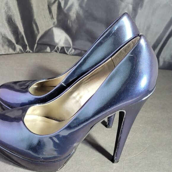 WOMEN"S GUESS PATENT HEELS HIGH STILETTOS PUMP SHOE - Picture 15 of 16